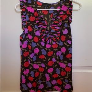 Floral J Crew tank